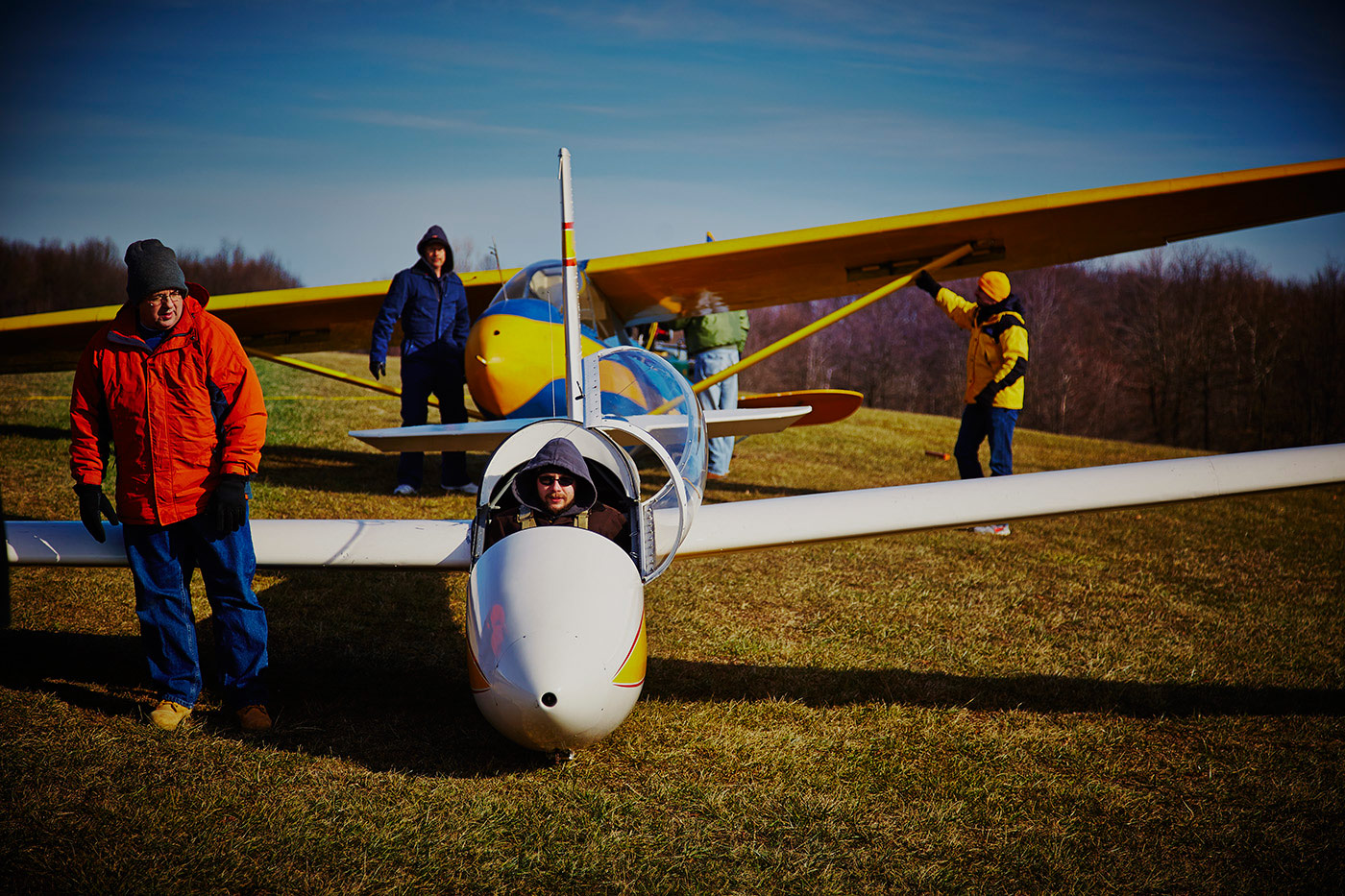glider launch photo © 2014 bret wills