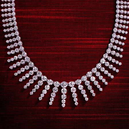 diamond necklace photography by bret wills