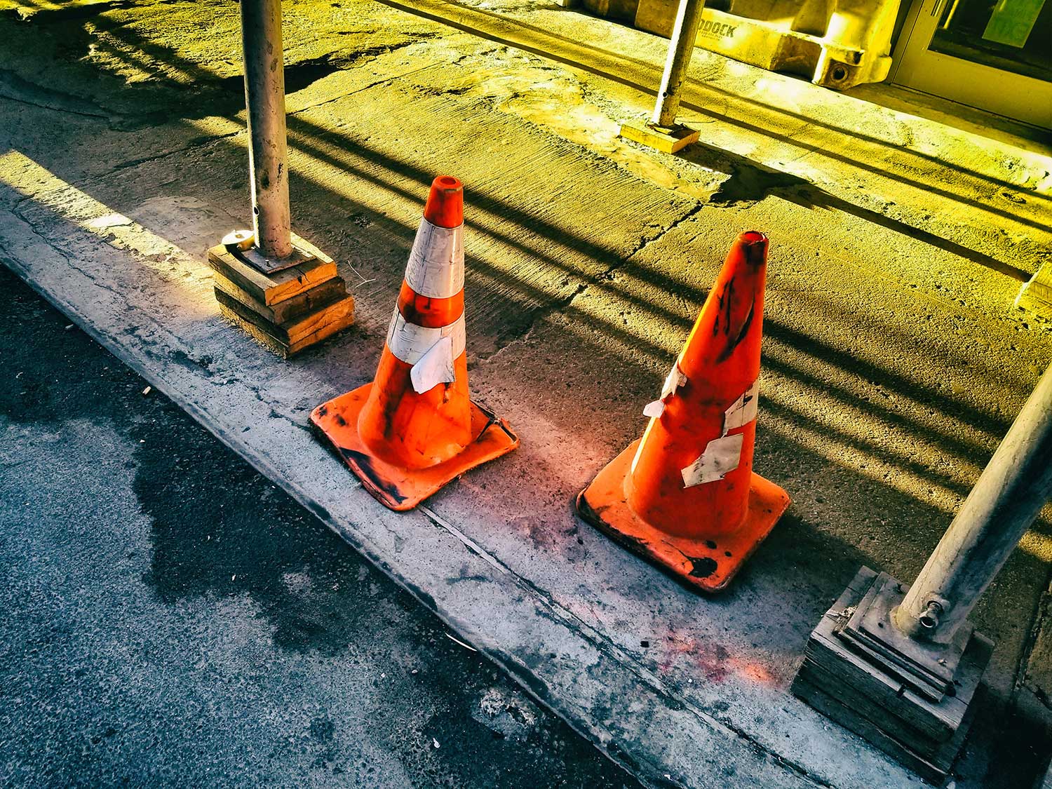 Safety Cones ©2018 by bret wills