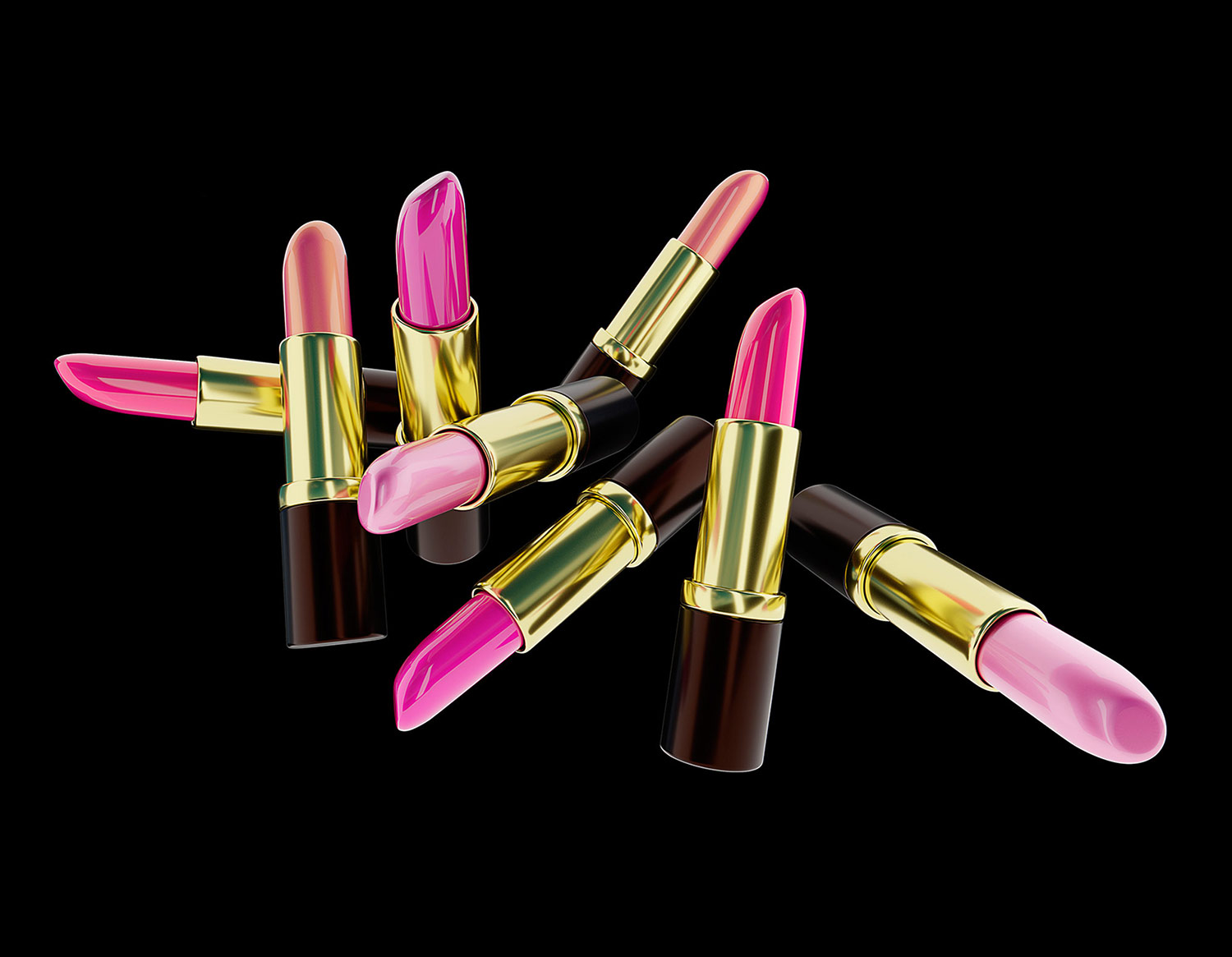 cosmetics beauty lipstick cgi ©2017 by bret wills