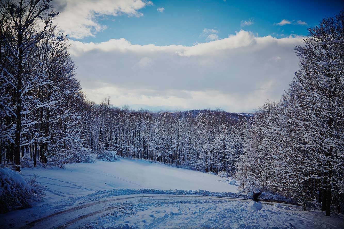 snowfall over the catskills photography by bret wills