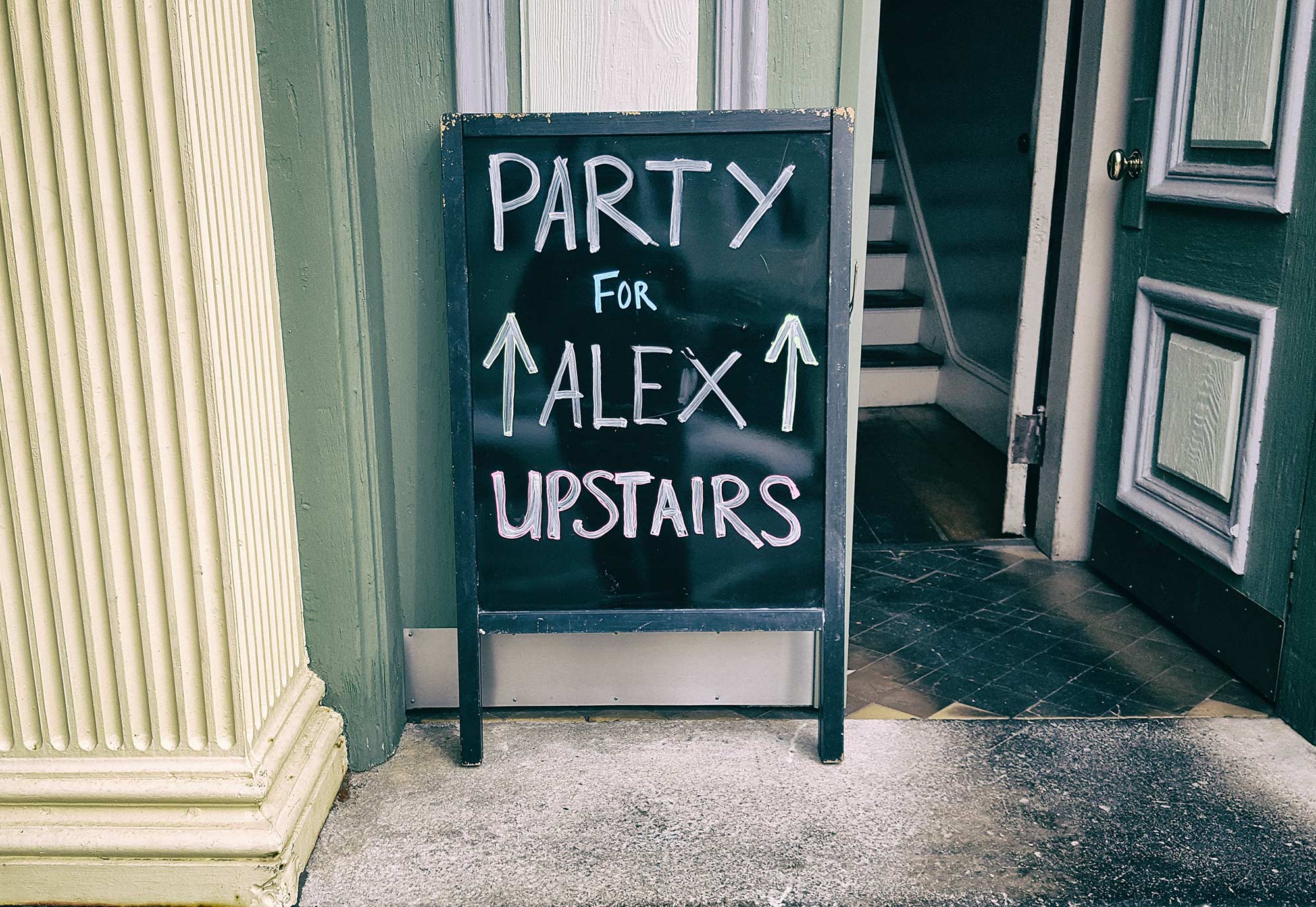 party sign ©2017 bret wills